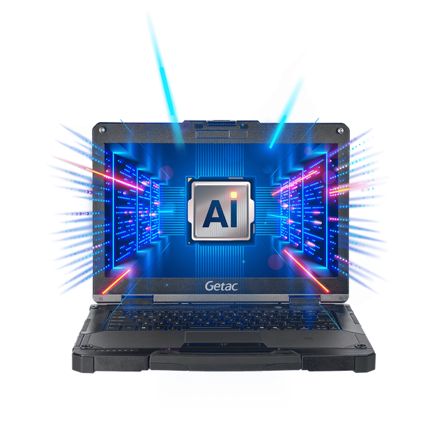 Getac B360 Water Resistant Rugged Laptop 1400 Nits Sunlight Readable Touch Screen for Construction Work