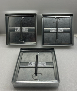 PLC Lot of <strong>3</strong> <strong>Shoemaker</strong> 8" Ceiling Damper 2700 Series Square New no box Warranty Product - Product Image 1