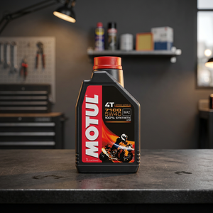 MOTUL 7100 5W40 4T 1L 100% Synthetisches Ester-Öl JASO MA2 API SP Motorrad-Schmiersystem Neuer Titel - Product Image 2