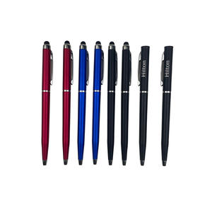 Stylo à bille personnalisé avec logo sur mesure, écriture fluide, fin et rotatif, idéal pour les hôtels quatre saisons - Product Image 3