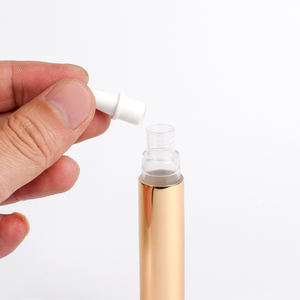 Stylo vide en aluminium doré brillant de 2ml, 3ml, 4ml, 5ml pour gloss cosmétique, vernis à ongles, stylo blanchissant pour les dents, stylo à huile pour cuticules - Product Image 2