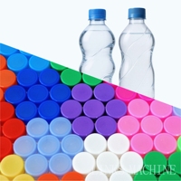 Tapa abatible ligera y fácil de abrir 3025, ideal para botellas de loción para el cuidado personal y dispensadores de jabón líquido.