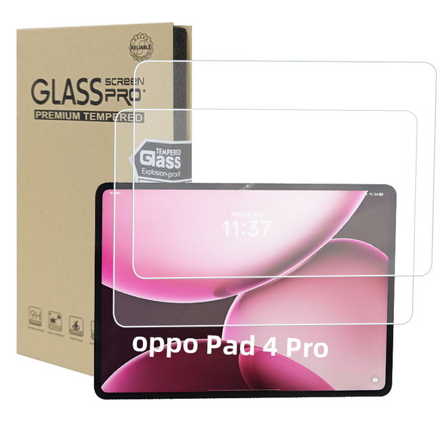 Premium Ultra-Thin 9H Anti-scratch Full Cover Bubble Free Tablet Pad Tempered Glass Screen Protector Film for Oppo Pad 3 4 5 Pro