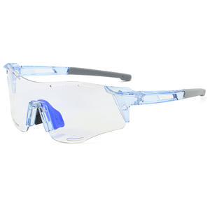 Venta al por mayor de alta calidad al aire libre bicicleta ciclismo fotocromático gafas de sol a prueba de viento correr Unisex deporte gafas de sol <span class=keywords><strong>Lentes</strong></span> De Sol - Product Image 3