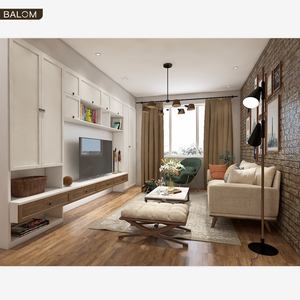 Meubles de salon en métal, mobilier de maison, européen, service TV, meubles de luxe modernes, avec tiroirs - Product Image 3