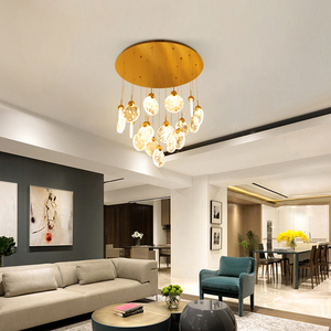 SKD Sunsir Modern Decorative Lighting <b>Crystal</b> Luxury <b>Chandeliers</b> Villa Pendant Hanging Lamp - Product Image 5