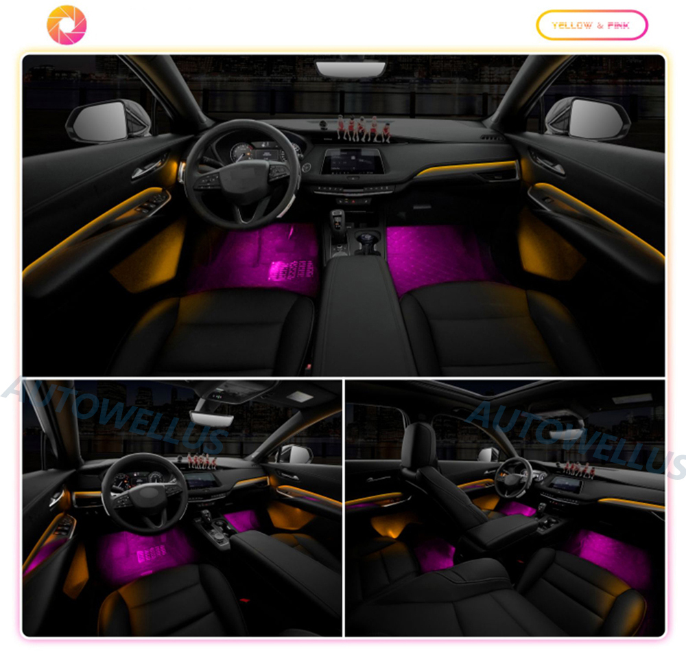 キャデラック CT6 CT5 XT4 XT5 XT4 ATS ドアライトバー RGB