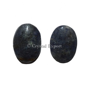 Crystalexport.com Agate naturelle verte avec rayures blanches, cabochons ovales polis pour la fabrication de bijoux, provenant du Gujarat, 20-30g - Product Image 2