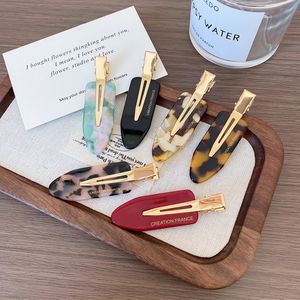 QianJin Haarspange mit individuellem Logo aus Acetat, knitterfrei, französischer Stil, Metall-Entenschnabel-Clip, Großhandel Haaraccessoires - Product Image 2