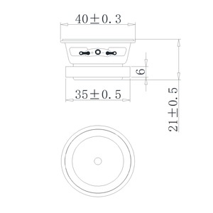 ลำโพงเสียง HD ขนาด 40 มม. 1.5 นิ้ว 4 โอห์ม 3 วัตต์ ขอบ PU ฟูลเรนจ์ แม่เหล็กภายนอก สำหรับมัลติมีเดีย แตรรถยนต์ และซับวูฟเฟอร์ในรถยนต์ - Product Image 5