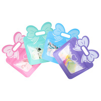 Emballage personnalisé en mylar découpé à la forme, avec fermeture à glissière, impression en héliogravure, résistant à l'humidité, pour petites entreprises, accessoires de bijouterie, modèle Aochen