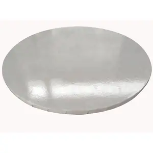 Planche à gâteau en Masonite blanche de 12 pouces, vente en gros, ronds et carrés de bonne qualité, résistant à l'huile, MDF épais de 5mm