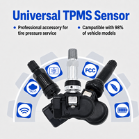 Sensor Tekanan Ban TPMS 315/433 MHz ANDEREY Universal yang Dapat Diprogram, Fungsi Pembelajaran Otomatis, Mengganti 98% Model Mobil