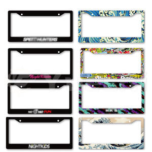 JDM Accesorios ABS Marco De Matrícula para EE. UU. Y Canadá Personalizar logotipo - Product Image 2