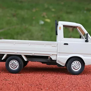 WPL D12mini 2.4Ghz 1/16 מלא-בקנה מידה 2WD RC מכונית מיני משאית LED אור על כביש רכב צעצועים עבור ילד מתנה