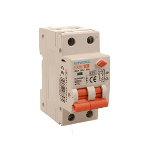 Interruttore Differenziale RCBO a Doppia Leva 6000A 30mA C32A AC 230V IP20 IEC61009-1 Tipo AC Curva C 1P+N 2M per AC 230V IP20 - Product Image 1