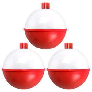 Flotteurs de pêche en plastique ABS rigide, 3 couleurs, flotteurs ronds à bouton-poussoir - Product Image 1