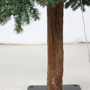 <span class=keywords><strong>Sapin</strong></span> alpin artificiel avec tronc en bois véritable pour la décoration de la maison, du bureau ou des fêtes, plusieurs tailles disponibles - Product Image 6