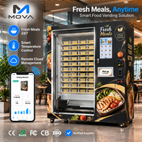 Distributeur automatique de repas chauds en libre-service pour immeubles de bureaux et points de vente, avec écran tactile et personnalisation