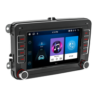 Pemutar Multimedia Mobil Android 14 BQCC 7 inci, Navigasi GPS, CarPlay, OBD2, Bantuan Mundur, USB/BT/FM, VW RGB DSP, WiFi Terintegrasi
