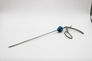 Penjepit Jenis Pistol Manual Ukuran L Baja Kelas Medis Diameter Batang 10mm Panjang Kerja 330mm untuk Anastomosis Tanpa Jahitan - Product Image 4