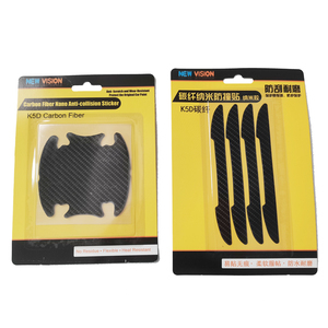 Autocollant de protection anti-collision en fibre de carbone <span class=keywords><strong>K5D</strong></span>, imperméable et anti-rayures, pour voitures universelles, avec utilisation de masquage - Product Image 3