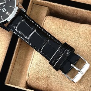 Nuevo reloj de cuarzo para hombre a la moda con correa de cuero, reloj para hombre asequible - Product Image 5