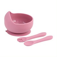 Kit d'alimentation pour bébé en silicone non toxique personnalisé et écologique vaisselle pour enfants