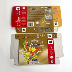Versión Dorada, Azul, Roja, Plateada, Amarilla, Verde, Versión Cristal con Caja y Bandeja, Cartucho de Juego para N64 - Product Image 3