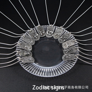 Collar de Acero Inoxidable con Signo del Zodiaco Europeo Americano, Colgante para Hombre de 60 cm, Amuleto de Constelación, Regalo - Product Image 4