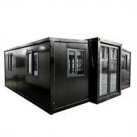 Maison préfabriquée pliable, maison en kit, villa préfabriquée, maisons modulaires de luxe, conteneurs de bureau modernes à vendre