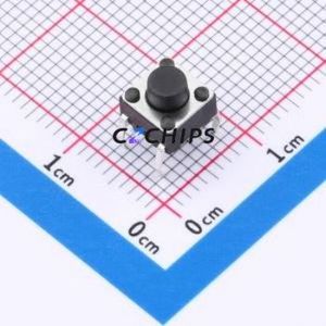 TS-1095-A4B3-D1 Tactile Switch Through hole Component (THT)-4P,6x6mm Switch Single Pole Single Throw Round Button 2.5N 6mm - Product Image 1