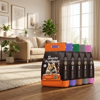Litière pour chat en tofu, prix usine, 1,5 mm et 2,0 mm, biodégradable, écologique, jetable aux toilettes, agglomération rapide, contrôle des odeurs, sable naturel