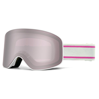 Lunettes de snowboard pour femmes et hommes, logo OEM personnalisé, monture intégrale rétro, anti-buée, lunettes de ski
