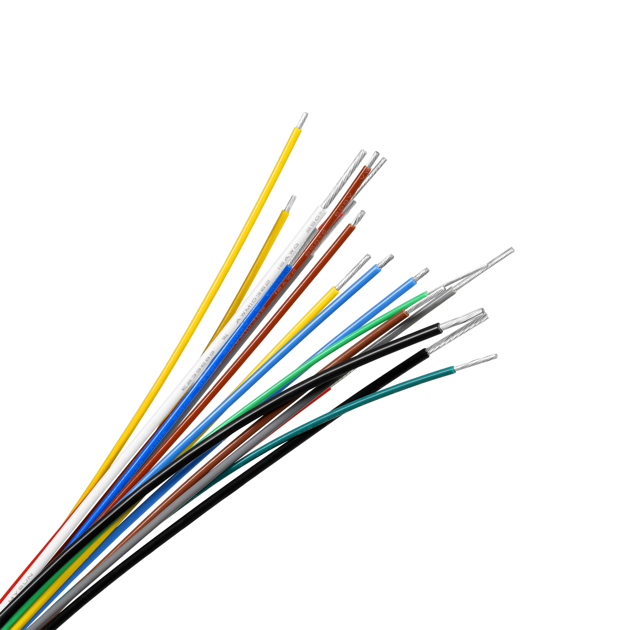 High Temperature PFA Insulated Wire Nickel Plated Copper Cable 1AWG For Motor
