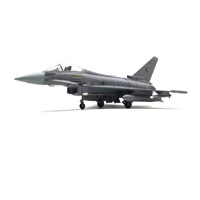 Penjualan terlaris skala 1/100 Model pesawat tempur paduan logam Modern Typhoon EF2000 Eropa kualitas tinggi Angkatan Udara Jerman