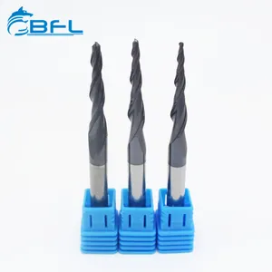 BFL CNC Endmill Côn Shank Endmill Carbide End Mill Bóng Nose Cutter