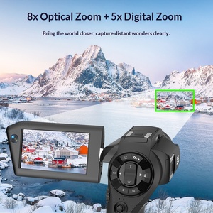 Caméra Vlog à écran rotatif 8K HD avec <span class=keywords><strong>zoom</strong></span> 40x, enregistrement image dans l'image, Wi-Fi, numérique, pour diffusion en direct à domicile, écran CMOS 2 "-3" - Product Image 4