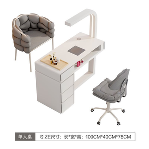 Hot Sale Single Manicure Table and Chair Set Professional <b>Nail</b> Table with Vacuum Cleaner Table Manicure for <b>Nail</b> Salon - Product Image 5