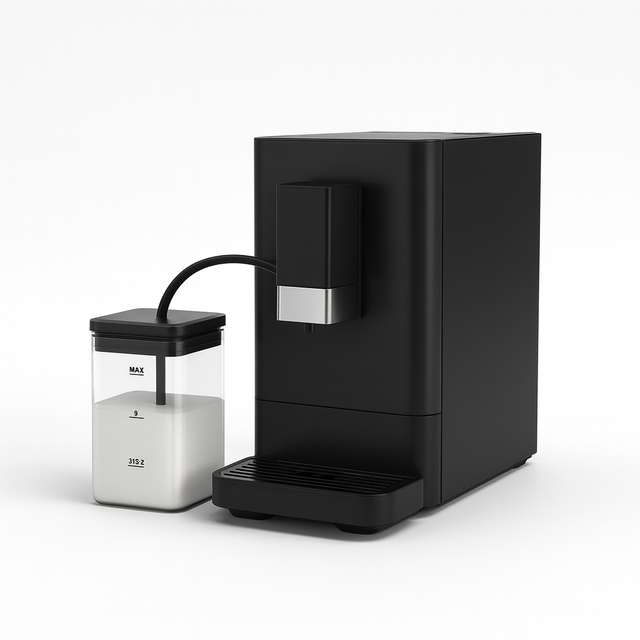 OEM Electric Fully Automatic Coffee Machine Powder Milk System Brew Hot Water System Plastic Eco-Friendly Household RV Use