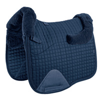 Vente en gros de tapis de selle en coton matelassé anglais de qualité supérieure, personnalisé, confortable et respirant, accessoire d'équitation western