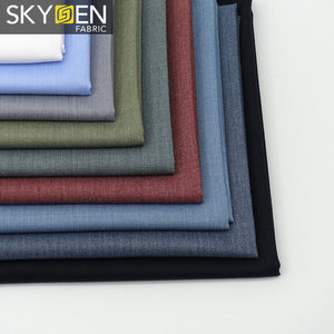 Skygen rayón Spandex de poliéster de color sólido de alta calidad tejido elástico - Product Image 1