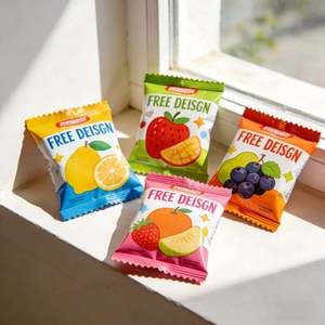 Custom Design Snack Cookie Top Candy Back Seal Pouch Plastic <b>Bag</b> Tear Notch Food Powder Mylar Plastic <b>Bags</b> - Product Image 6