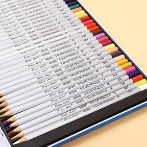 48 Lápices de Colores, Material Escolar con Estuche de Metal para Colorear y Dibujar, Arte en Color para Niños, Regalo Navideño 27.8*19*3cm 48 Colores - Product Image 5