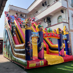 Scivolo Gonfiabile per Feste per Bambini, Scivolo Commerciale a Tema Cartone Animato, Scivolo Gonfiabile <span class=keywords><strong>di</strong></span> <span class=keywords><strong>Mario</strong></span> - Product Image 1