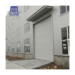 ประตูโรงรถแบบพับได้แนวตั้งเปิดได้ป้องกันสนิมประตูม้วนเหล็กแบบอัตโนมัติเพื่อความปลอดภัย - Product Image 1