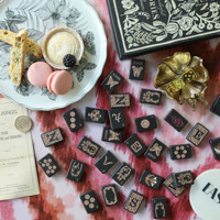 Juego de Fichas de Mahjong Haus of Tiles Petal and Loom Peony, 160 Fichas Acrílicas, Estilo Americano