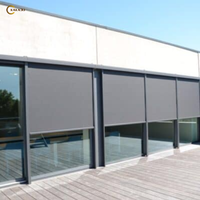 Persianas Enrollables Horizontales de Aluminio para Exteriores Kakadu, con Sistema de Cierre Zip, Motorizadas, Automáticas, con Protección Solar, Lisas, 10 Años de Garantía