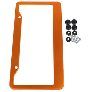 Vente en gros de cadres de plaque d'immatriculation vierges personnalisés de haute qualité, gravables au laser, cadre de plaque d'immatriculation vierge de qualité supérieure avec logo - Product Image 4