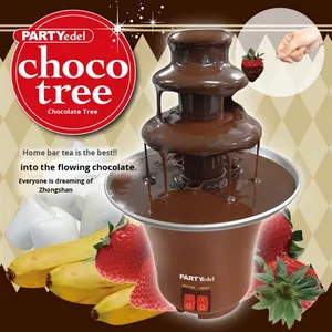 <span class=keywords><strong>Fontaine</strong></span> à <span class=keywords><strong>chocolat</strong></span> transfrontalière à trois niveaux, machine à cascade de <span class=keywords><strong>chocolat</strong></span> fondu de style européen et américain, modèle manuel chinois - Product Image 6